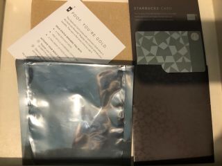 Starbucks Limited Edition Stainless Steel Card 2012 - Only Swiped Once