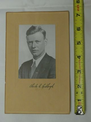 CHARLES LINDBERGH SIGNED AUTOGRAPH 7