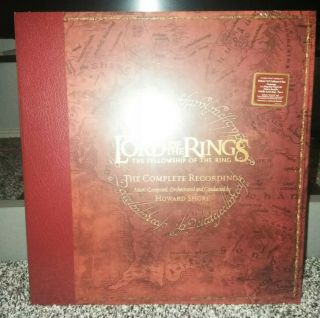 Lord Of The Rings Complete Recordings 5 Lp Box Set Red Vinyl 2018 Lotr