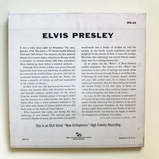 Elvis Presley | SPD - 23 Promo Only Holy Grail | 1956 3 45rpm EP Set 2
