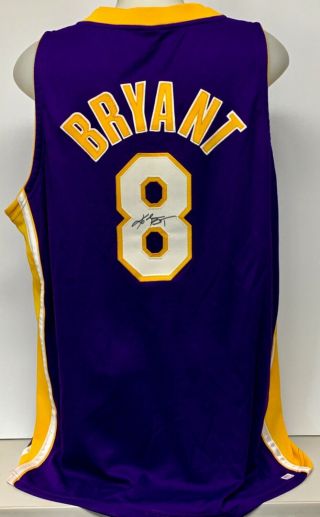 Kobe Bryant Signed Autographed Nike Authentic On - Court Jersey Psa/dna Full Auto