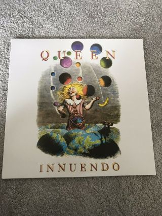 Queen Innuendo Translucent Red Vinyl Limited Rare