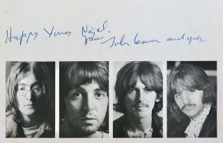 Beatles - UK White Album SIGNED BY JOHN LENNON 1968 1st Press 100 Geniune 2