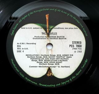 Beatles - White Album NEAR UK 1968 1st Stereo Press Complete Wide Spine 8
