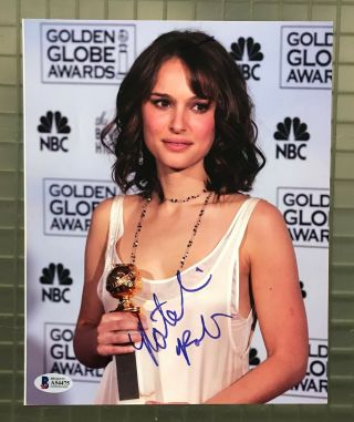 Natalie Portman Signed 8x10 Photo Autographed Auto Beckett Bas Loa