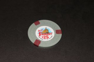 Ultra Rare Fremont Hotel $25 Casino Chip Las Vegas Authentic?