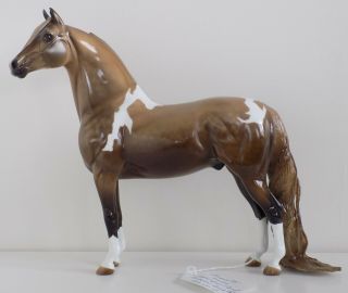Peter Stone Horse - Stilleto - Ooak - Chestnut Paint Morgan Longtail