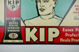 Vtg 1930 ' s Art Deco RX KIP Counter Top Cardboard Advertising Poster 7