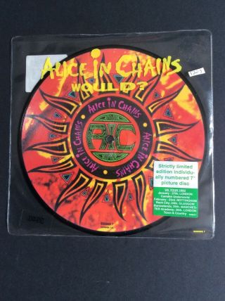 Rare Alice In Chains Would? 7 " Ltd Edn Numbered Picture Disc Ex 940