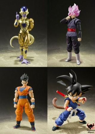 Sdcc 2019 Tamashii Nations S.  H.  Figuarts Set Of 4 Exclusive Color