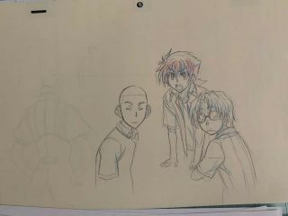 High School Dxd Production Art 24 Pgs Anime Genga Douga Sketch Not Cel Animation