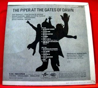 Pink Floyd Piper At The Gates Of Dawn LP UK ORIG ' 67 MONO 1st Press SX 6157 VINYL 2