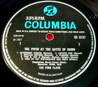 Pink Floyd Piper At The Gates Of Dawn LP UK ORIG ' 67 MONO 1st Press SX 6157 VINYL 4