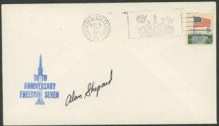 Alan Shepard - Astronaut Personally Signed Freedom Seven Cover Canaveral C.  D.  S.