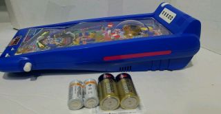 Vintage 1992 SONIC THE HEDGEHOG Tabletop Arcade PINBALL MACHINE with batteries 8