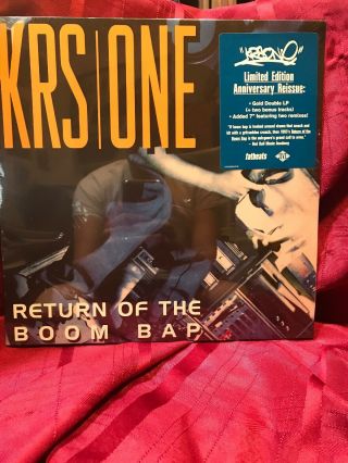 Krs One Return Of The Boom Bap 12 " 2xlp Limited Anniversary Reissue