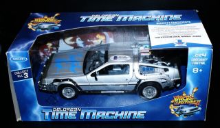 Back to the Future 2 DeLorean 1:24 Car Signed Christopher Lloyd Beckett PSA JSA 2