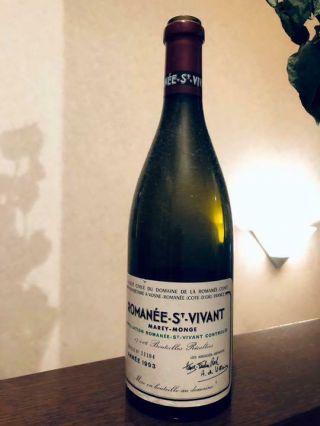 Drc 1993 Romanee - Saint - Vivant Vintage Romanee Conti Empty Bottle Liquor Wine