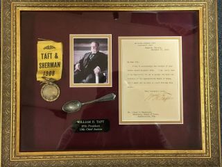 President William H.  Taft Signed 1908