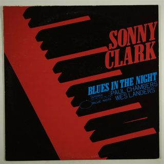 Sonny Clarke " Blues In The Night " Jazz Lp Blue Note Gxf - 3051 Japan