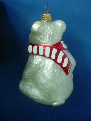 Kurt Adler Coca Cola Polar Bear Ornament 1996 Glass Polonaise Vintage Orig Box 5