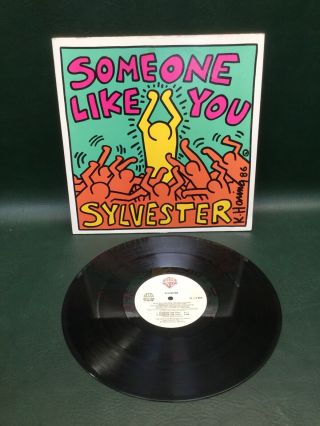 Sylvester Someone Like You Vinyl 12 " Synth - Pop Funk Promo Keith Haring Art 1986