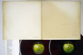 Beatles White Album Apple Ap - 8570/1 Japan Red Vinyl Vinyl 2lp