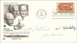 William Shockley - First Day Cover Signed With Co - Signers