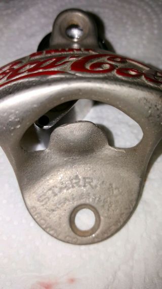 1930 ' s Coca Cola Bottle Opener Starr 