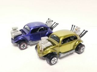 2 Johnny Lightning Bug Toppers Blue And Gold