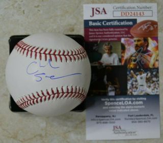Chuck Schumer Signed Omlb Baseball W/ Jsa Dd24143 York Senator