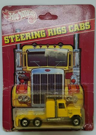 1982 Vintage Hot Wheels Steering Rigs Yellow Gmc On Card Bw