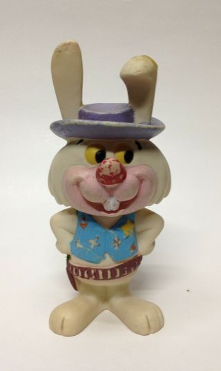 Rare Ricochet Rabbit Hanna Barbera Squeeze Rubber Doll Bucky Mexico