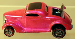 Dte 1969 Hot Wheels Redline 6253 Metallic Pink Classic 