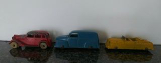 Vintage Tootsietoy Diecast Cars Tootsie Toy plus MORE Made in USA LOOK 4