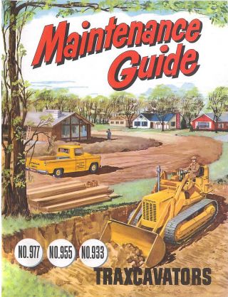 Caterpillar Maintenance Guide Traxcavators 977 955 933