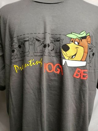 Yogi Bear Hannah Barbara Vintage 90s Cotton Exchange T - Shirt Men 