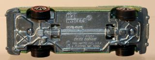 DTE 1969 HOT WHEELS REDLINE 6276 MET LT GRN RR SILVER SHADOW BLACK RF/WHT INT 5