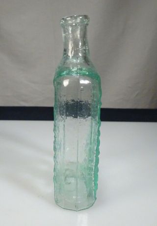 Antique Glass Bottle Buckhout Liniment Saratoga - 57029 3