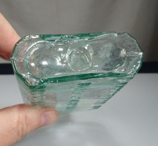 Antique Glass Bottle Buckhout Liniment Saratoga - 57029 7