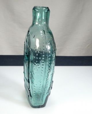 Antique Masonic Glass Flask Bottle - 57025 4