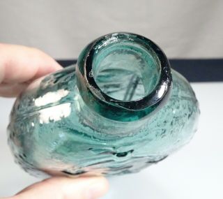 Antique Masonic Glass Flask Bottle - 57025 5