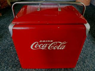 Coca - Cola cooler ice chest box 16 