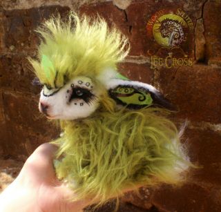Lee Cross Originals Poseable One of a Kind Baby Unicorn Lamb 3