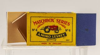 MATCHBOX LESNEY Moko 4B MASSEY HARRIS TRACTOR type B2 6