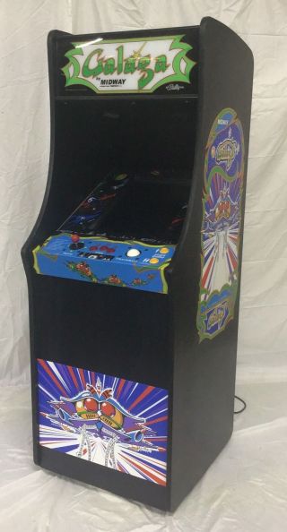 Ms Pacman Galaga Arcade Game Multicade 60 Games Full Size With Trackball
