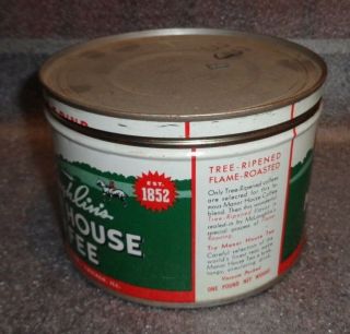 graphic old McLaughlin ' s Manor House key wind coffee tin 3