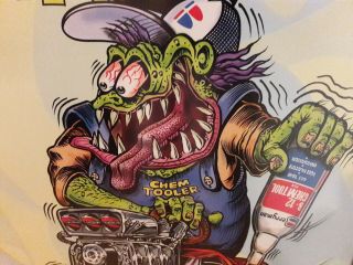 Ed " Big Daddy " Roth " Limited Poster " Chem Tooler Unframed 23 By 34 Inches