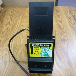 Ict Bill Acceptor V6 - 25scp - Usd4 - Ii 12dc With Stacker Box 1,  5,  10,  20