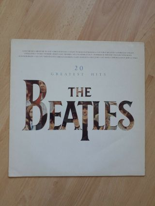 The Beatles 20 Greatest Hits Vinyl Lp